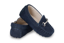 Baby navy suede loafers - Oscar's for Kids