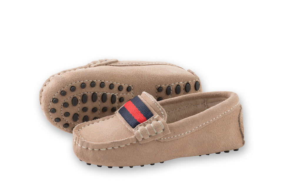 Baby boy suede loafers sales