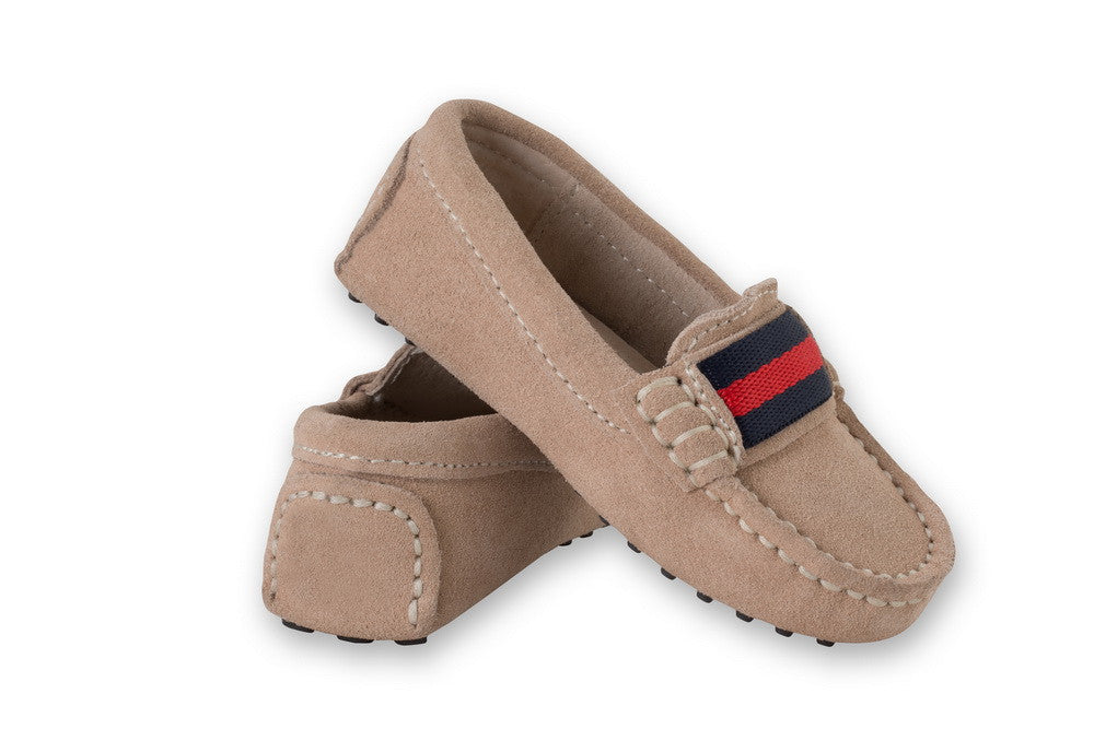 Boys tan suede loafers on sale