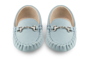Lucca Sky Blue Baby Loafers