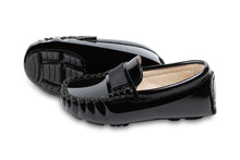 Boys black patent loafers - Oscar's for Kids