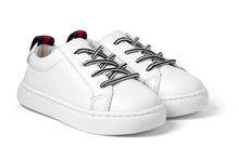 Boys leather white sneakers - Oscar's for Kids