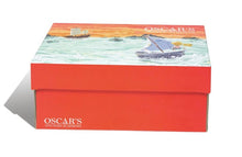 Boys red leather loafers - Oscar's for Kids